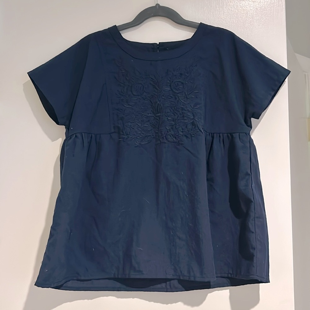 Girls Navy Top